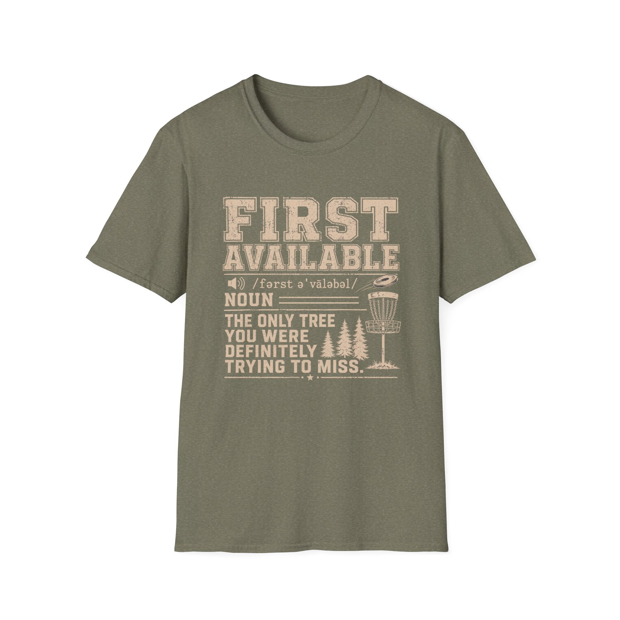 First Available Vintage Disc Golf T-Shirt