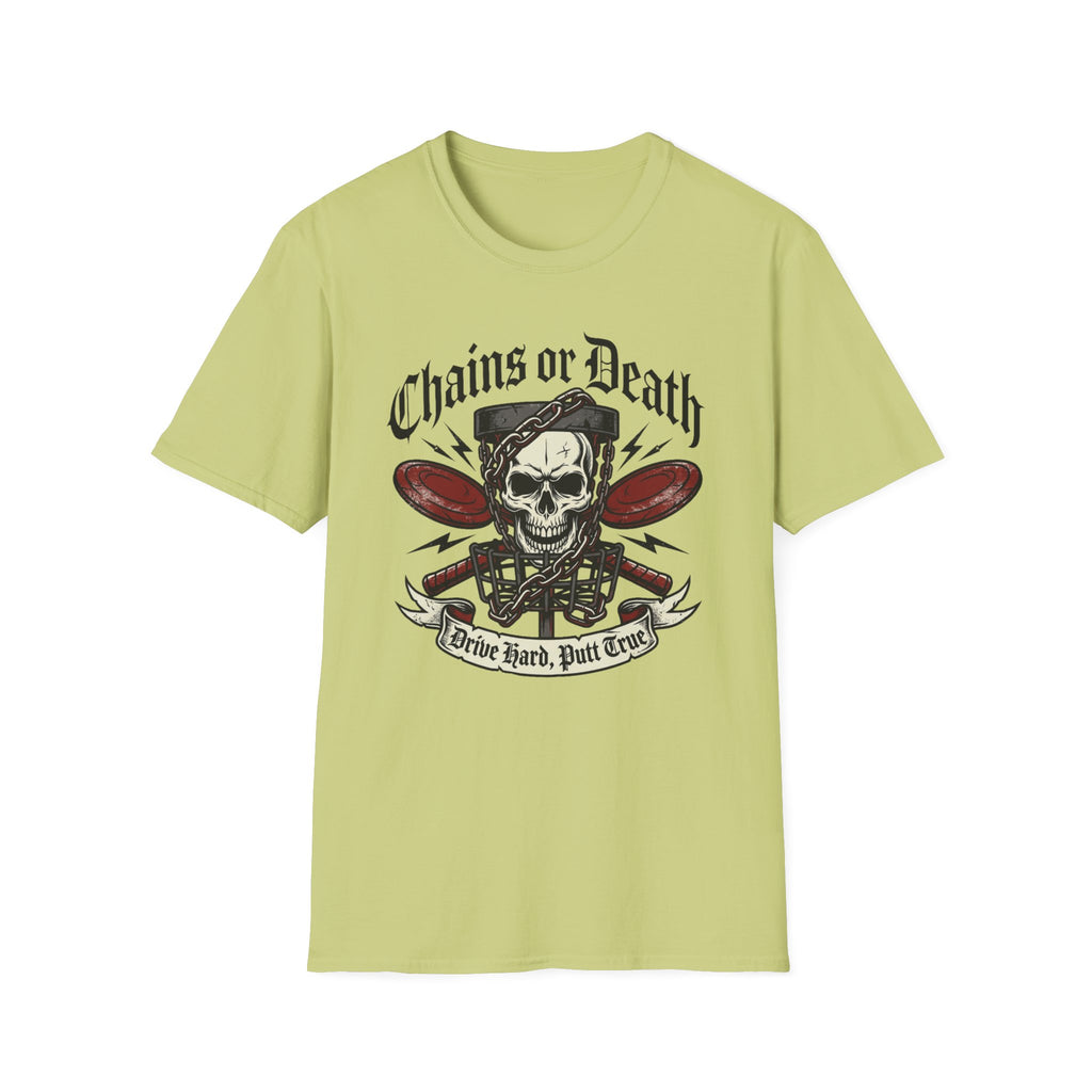 Chains or Death Vintage Disc Golf T-Shirt