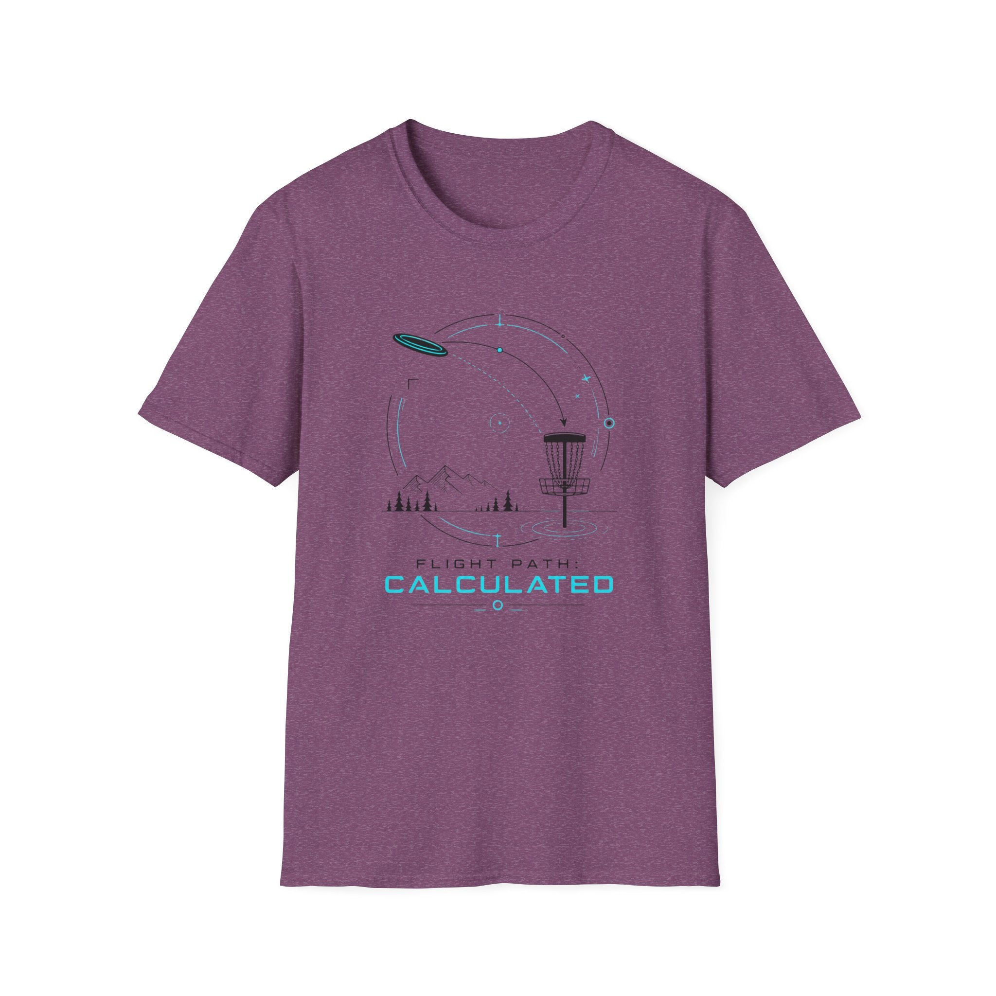 Flight Path Calculated Vintage Disc Golf T-Shirt