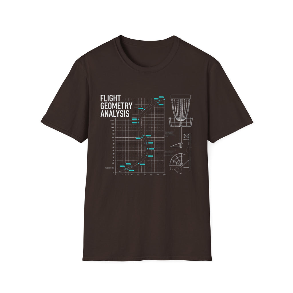 Flight Geometry Analysis Vintage Disc Golf T-Shirt