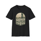 Mostly Here For the TreesVintage Disc Golf T-Shirt