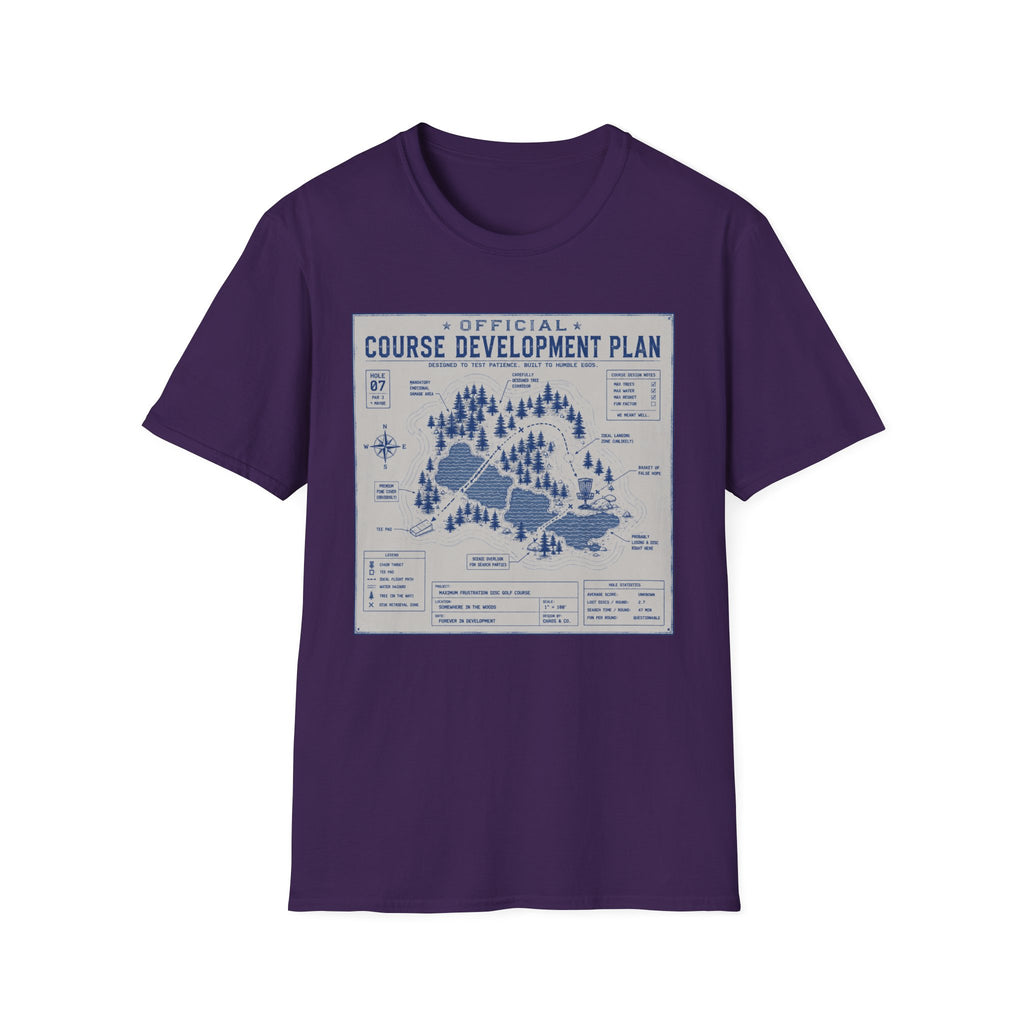 Course Development Plan Vintage Disc Golf T-Shirt