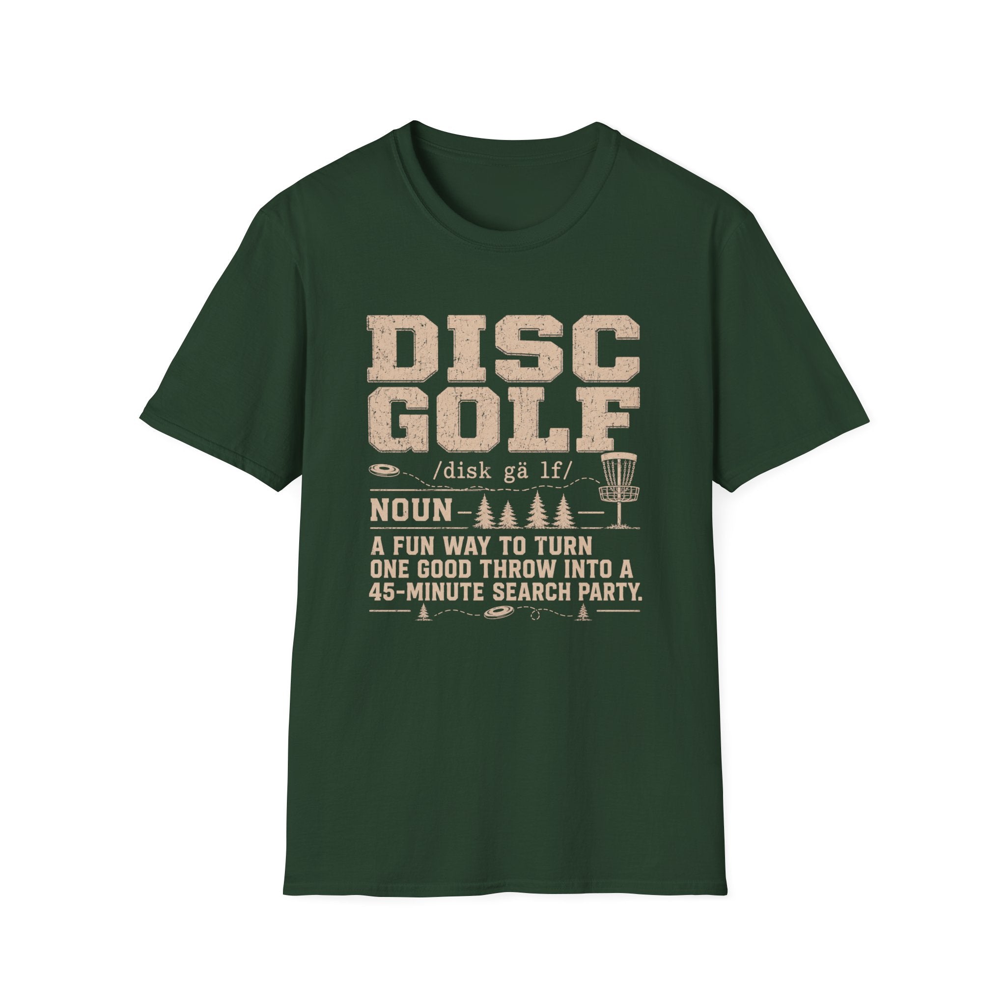 Disc Golf Definition Vintage Disc Golf T-Shirt