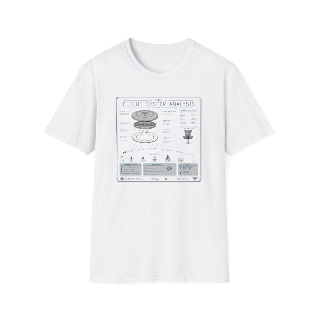 Flight System Analysis Vintage Disc Golf T-Shirt