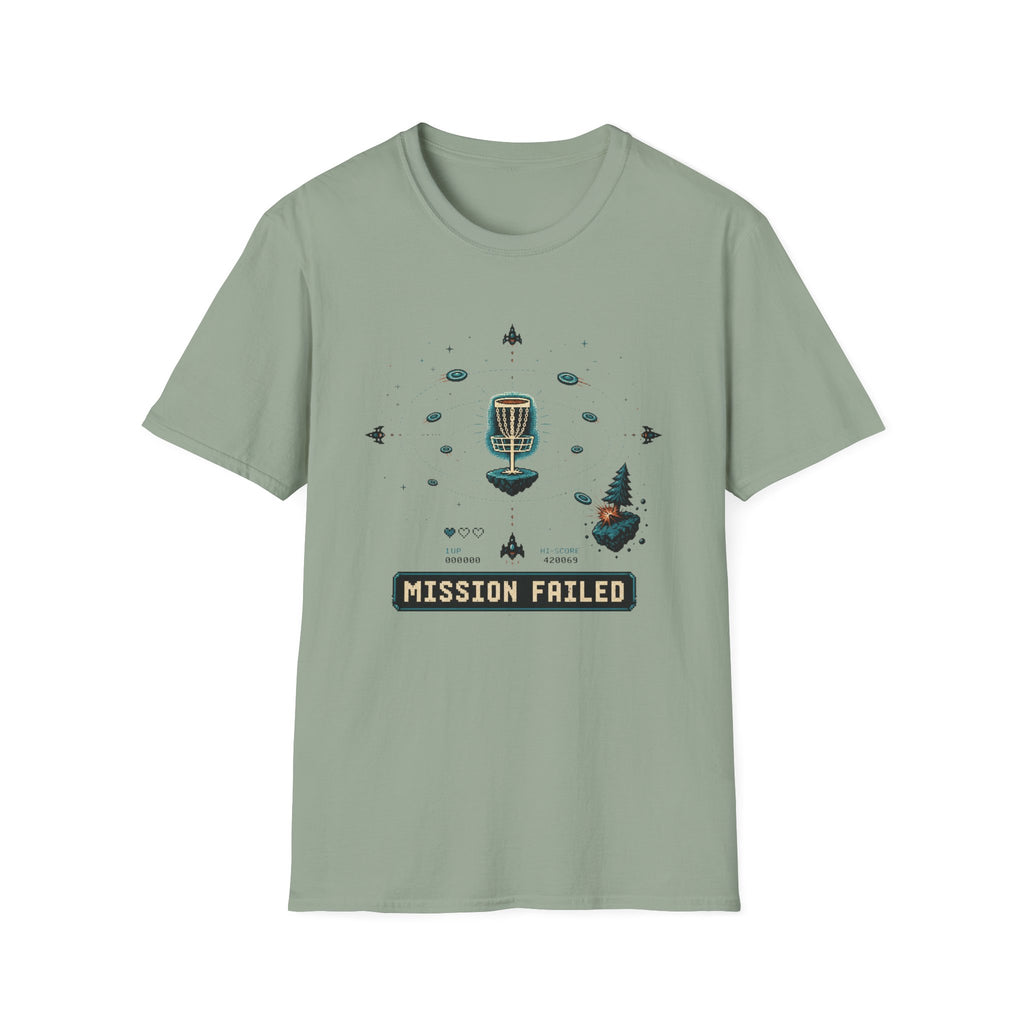 Mission Failed Vintage Disc Golf T-Shirt