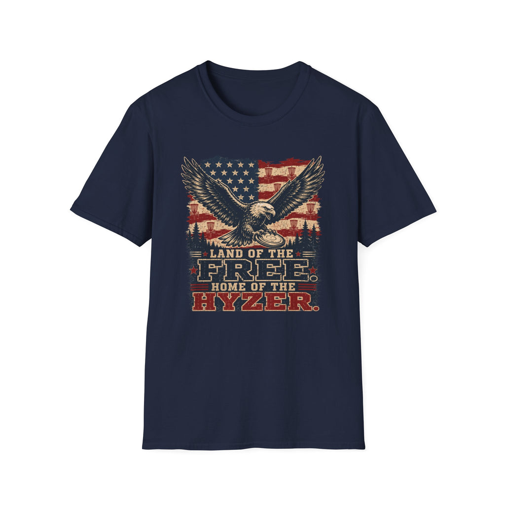 Land of the Free Vintage Disc Golf T-Shirt