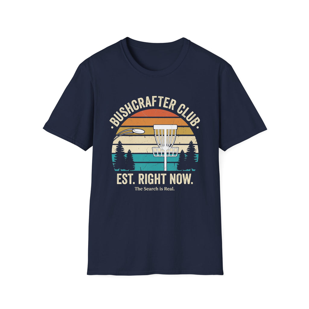 Bushcrafter Club Vintage Disc Golf T-Shirt