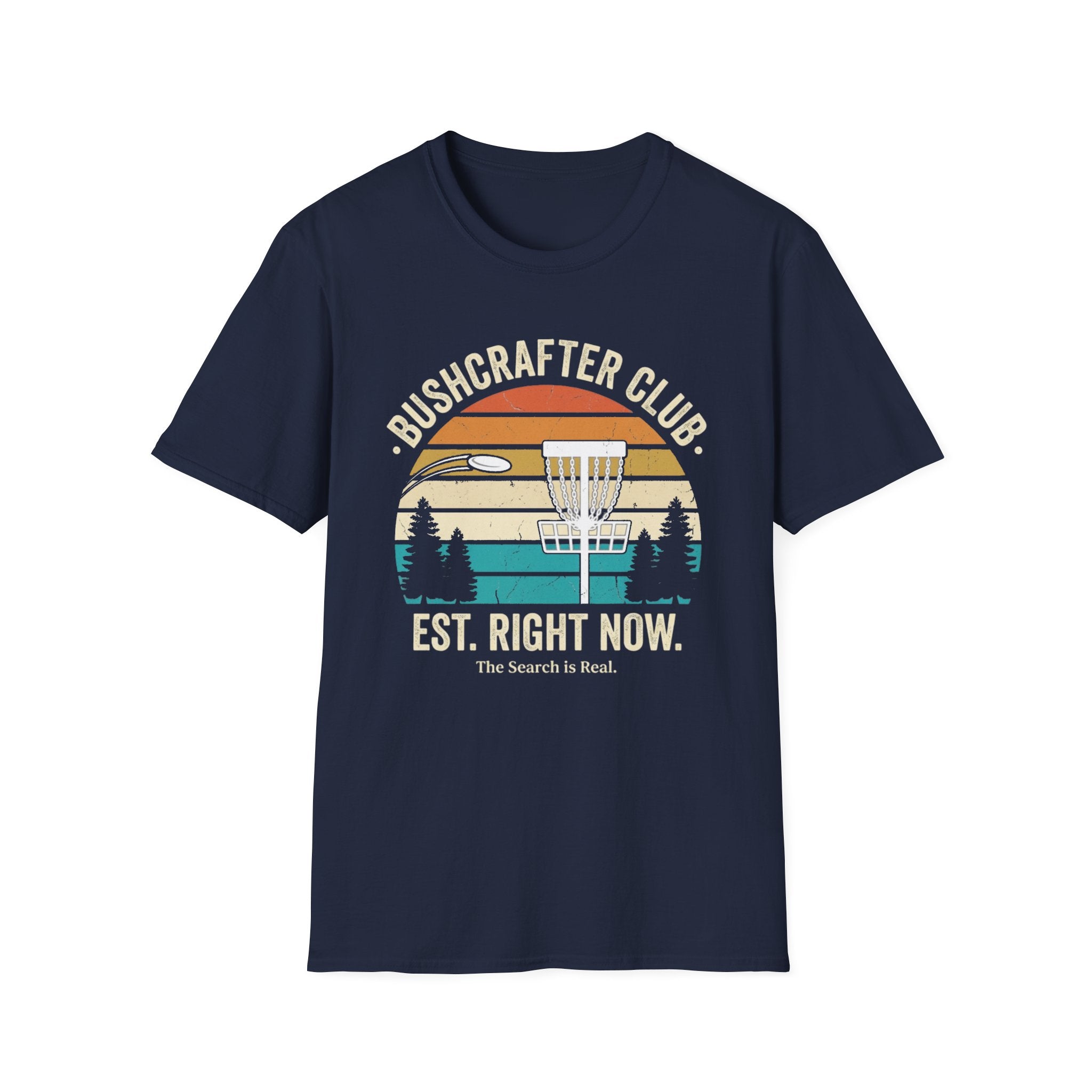 Bushcrafter Club Vintage Disc Golf T-Shirt