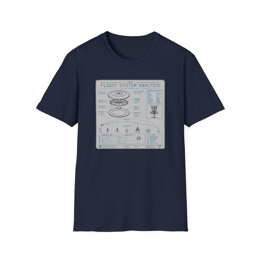 Flight System Analysis Vintage Disc Golf T-Shirt