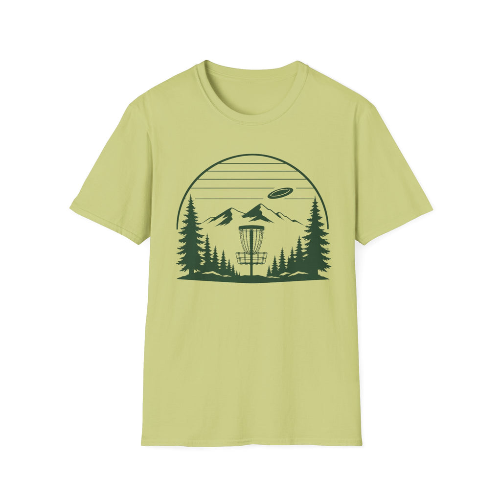 Landscape Basket Vintage Disc Golf T-Shirt