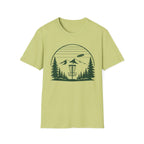 Landscape Basket Vintage Disc Golf T-Shirt