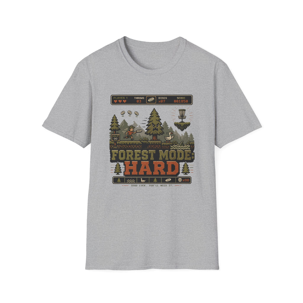 Forest Mode Hard Vintage Disc Golf T-Shirt