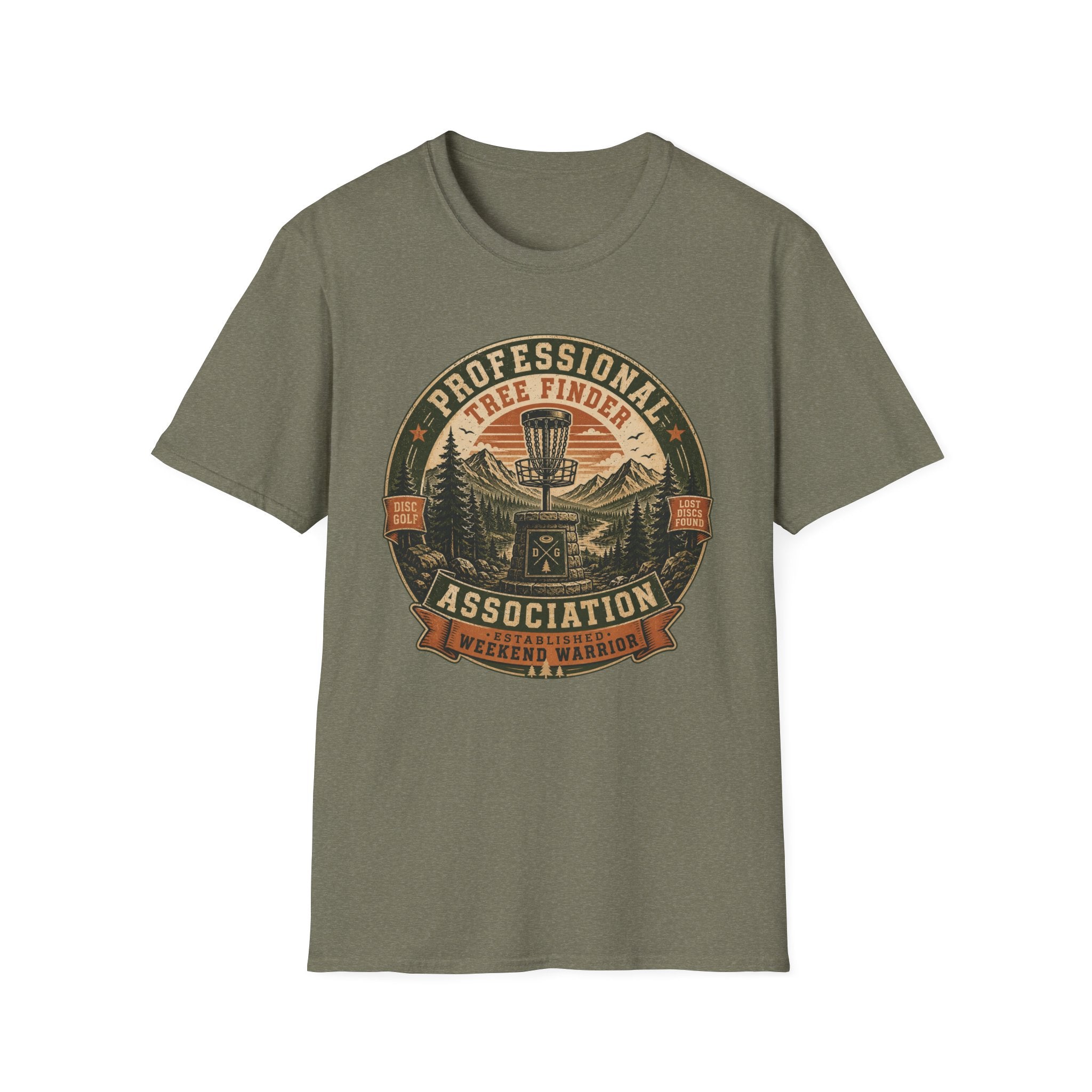 Professional Tree Finder Vintage Disc Golf T-Shirt