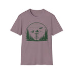 Landscape Basket Vintage Disc Golf T-Shirt