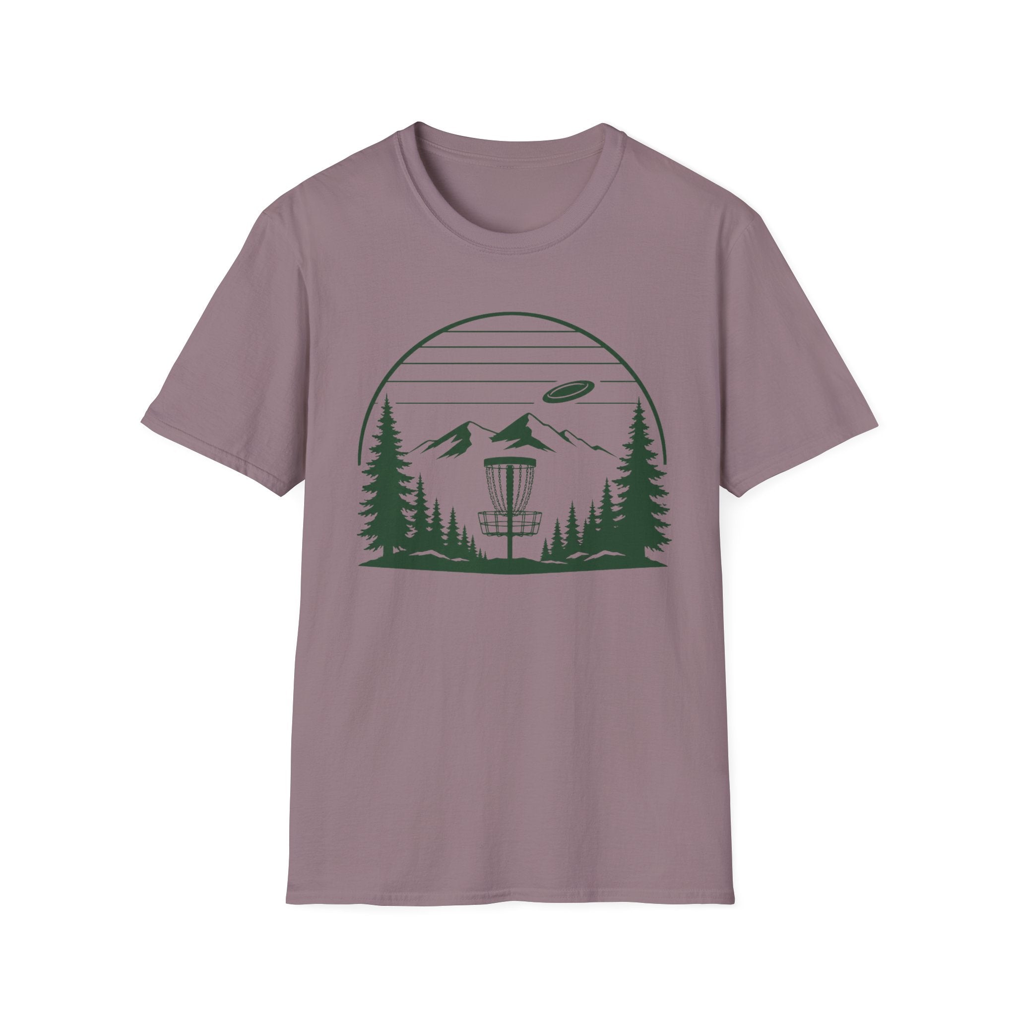 Landscape Basket Vintage Disc Golf T-Shirt