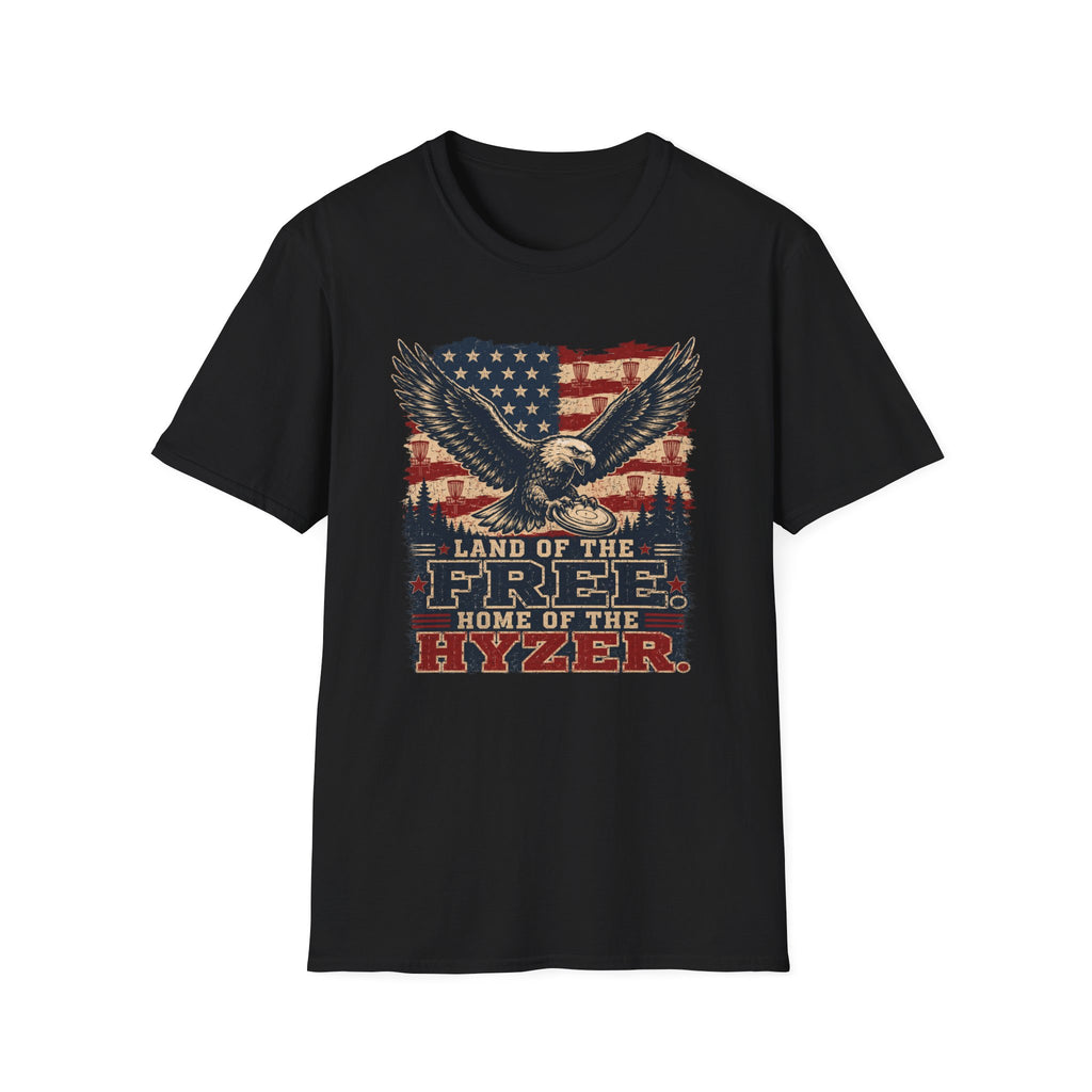Land of the Free Vintage Disc Golf T-Shirt