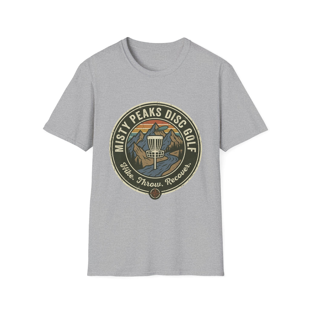 Misty Peaks Disc Golf Vintage Disc Golf T-Shirt