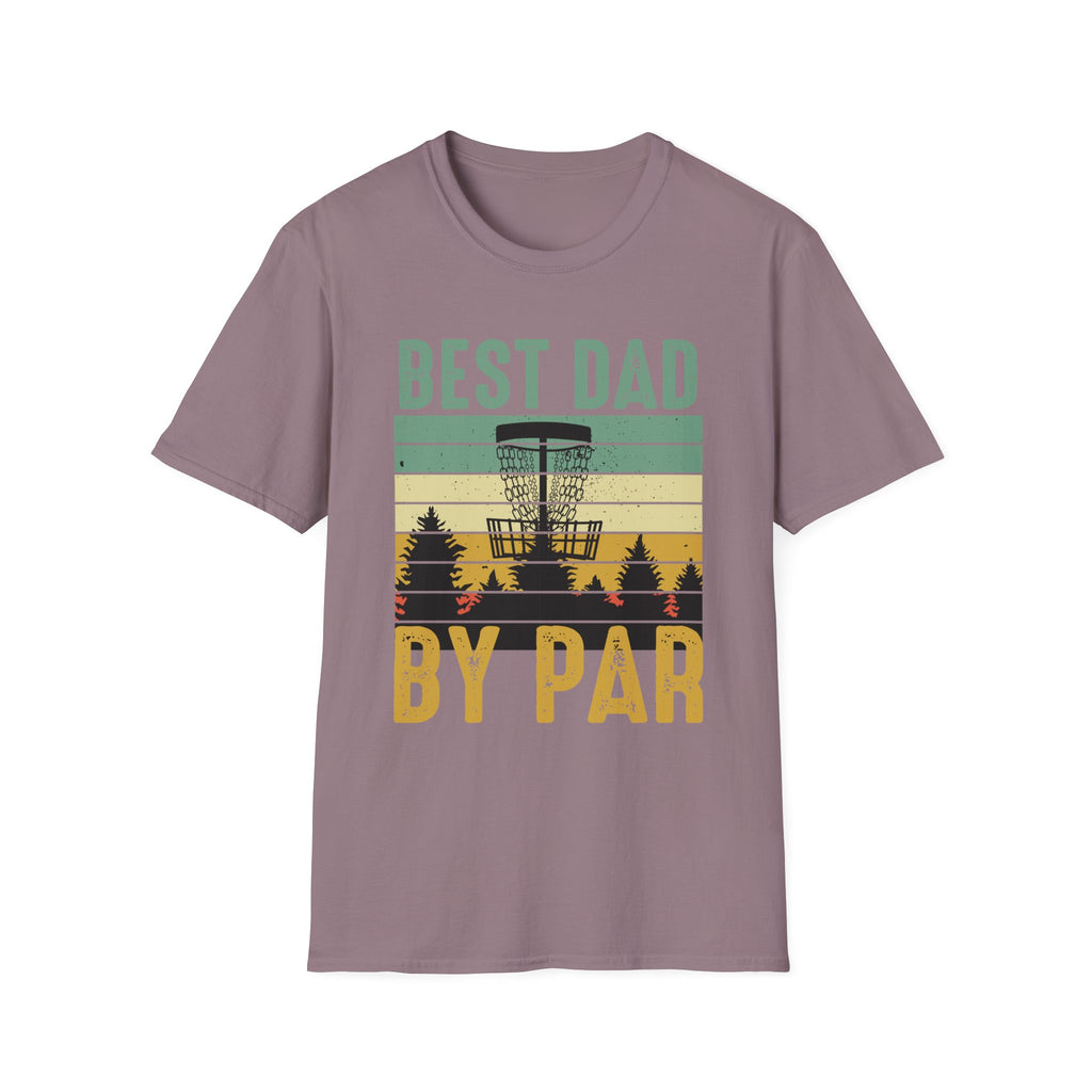 Best Dad By Par Vintage Disc Golf T-Shirt