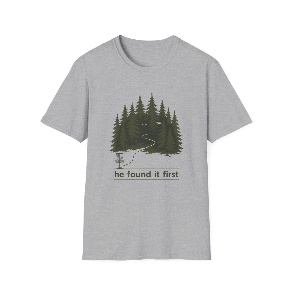 He Found It First Vintage Disc Golf T-Shirt