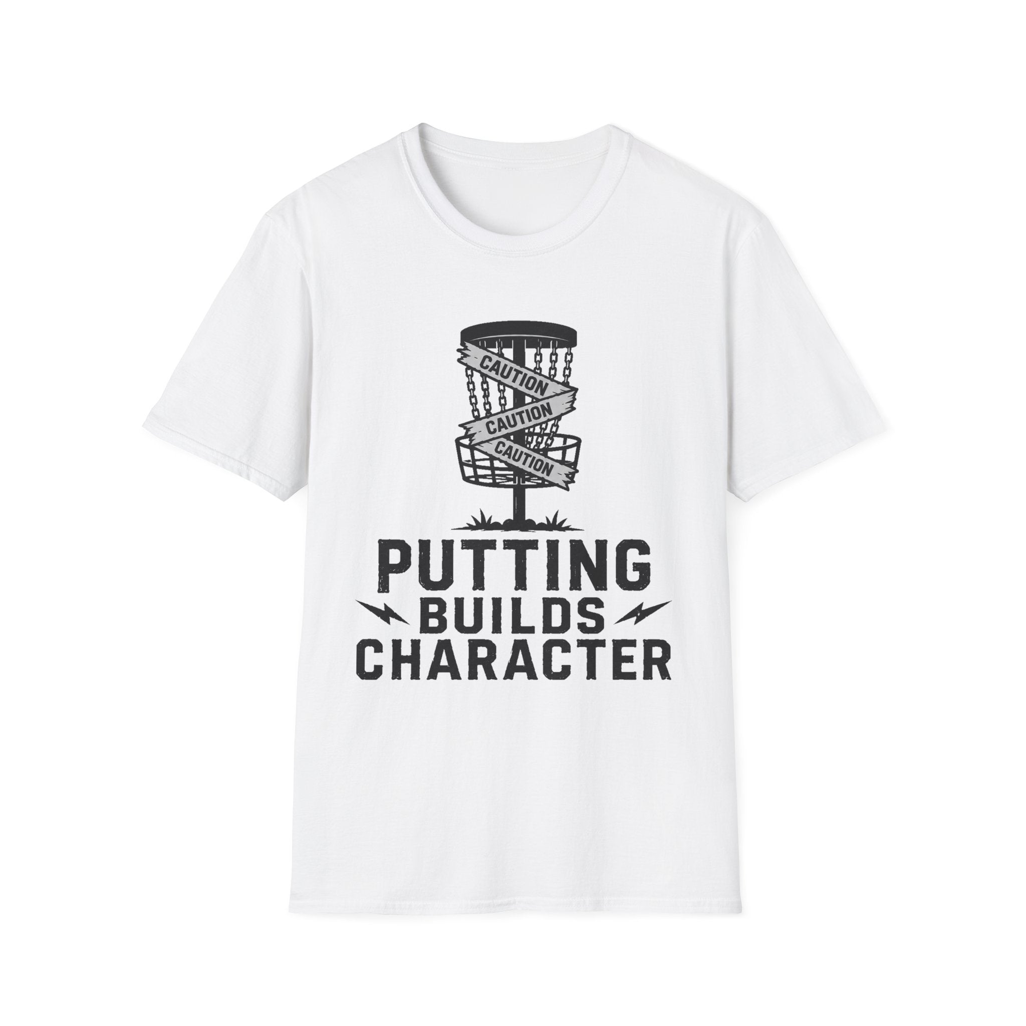 Putting Builds Character Vintage Disc Golf T-Shirt