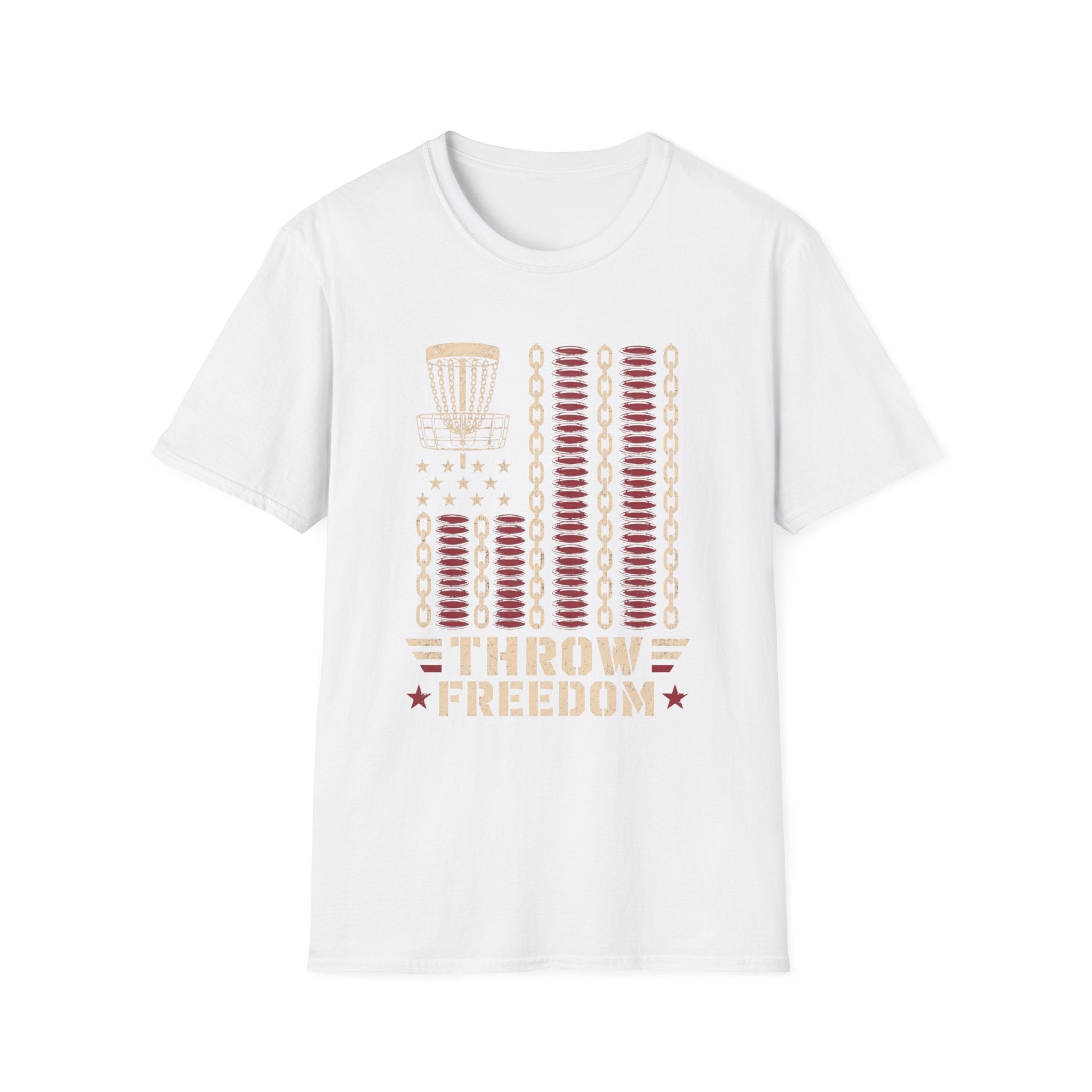 Throw Freedom Vintage Disc Golf T-Shirt