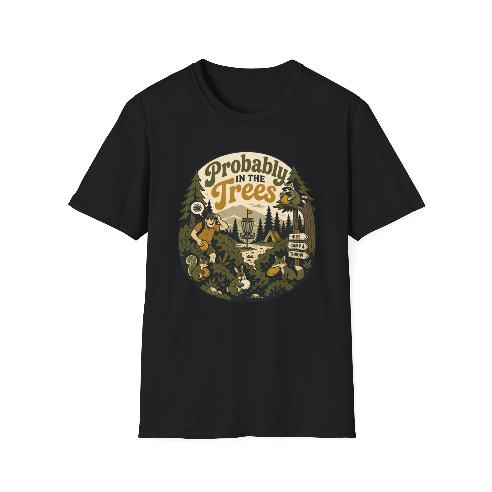 Probably in the Trees Vintage Disc Golf T-Shirt