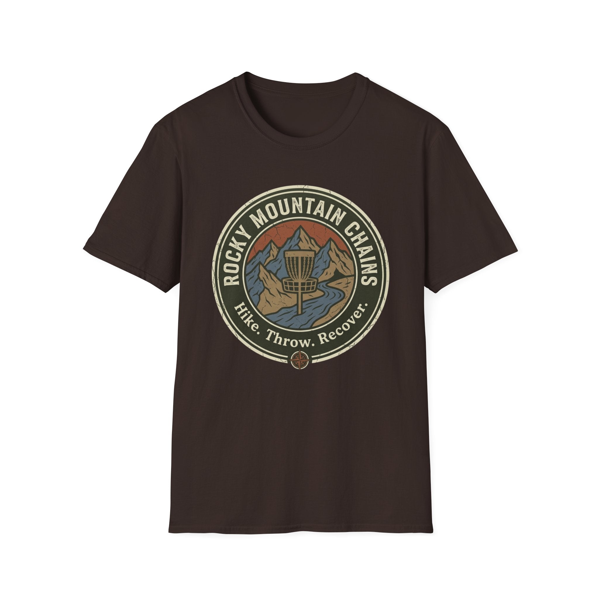 Rocky Mountain Chains Vintage Disc Golf T-Shirt