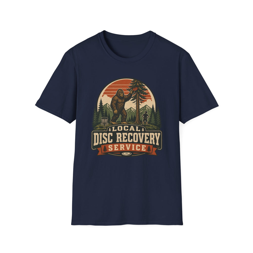 Local Disc Recovery Service Vintage Disc Golf T-Shirt