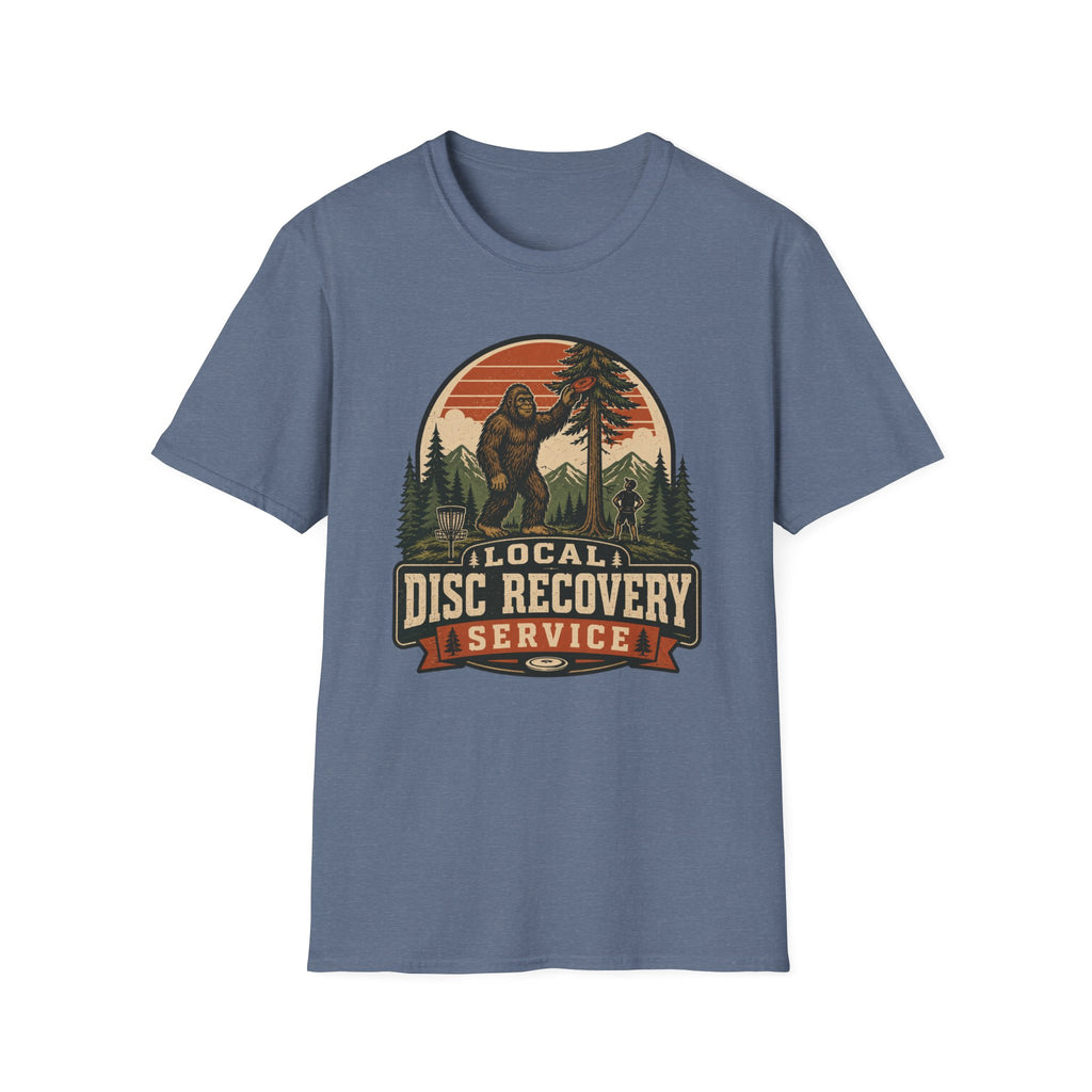 Local Disc Recovery Service Vintage Disc Golf T-Shirt
