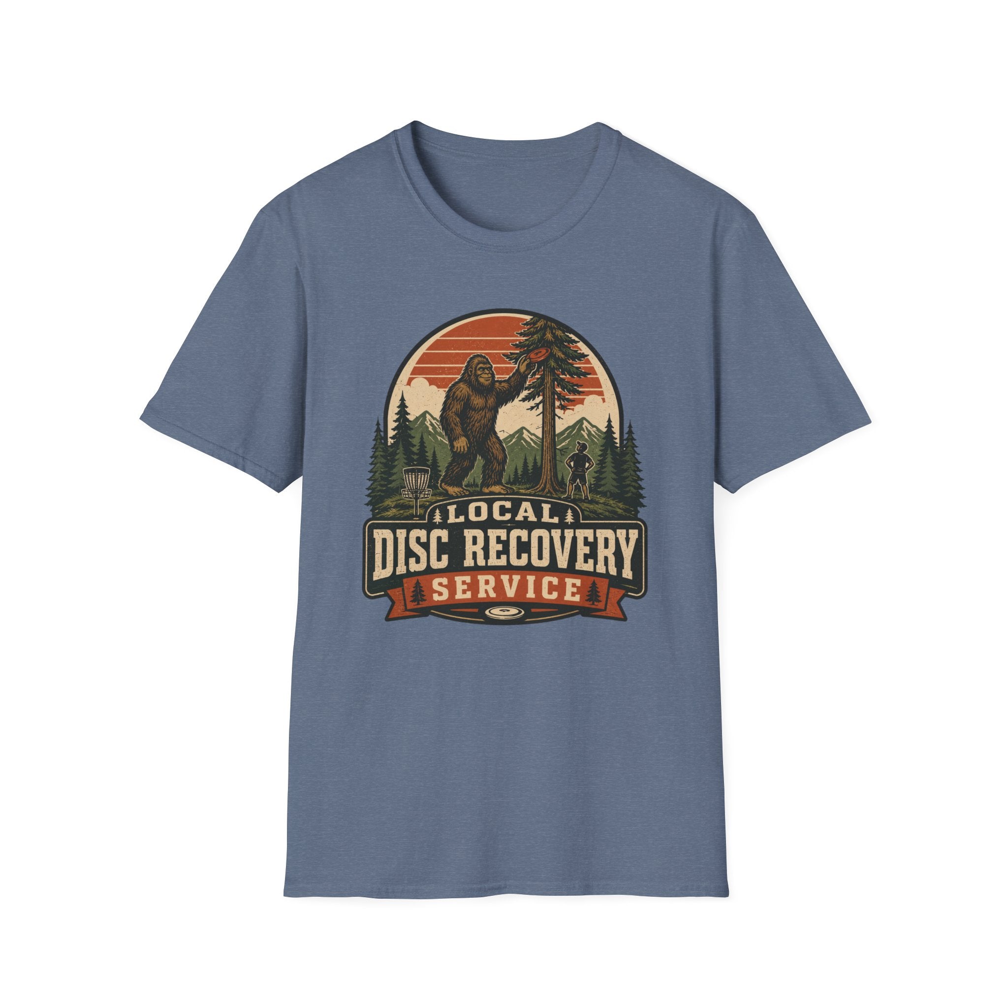 Local Disc Recovery Service Vintage Disc Golf T-Shirt