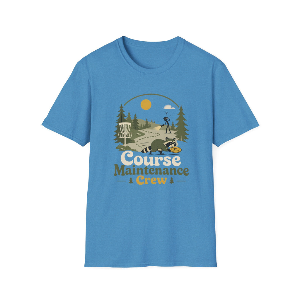 Course Maintenance Crew Vintage Disc Golf T-Shirt