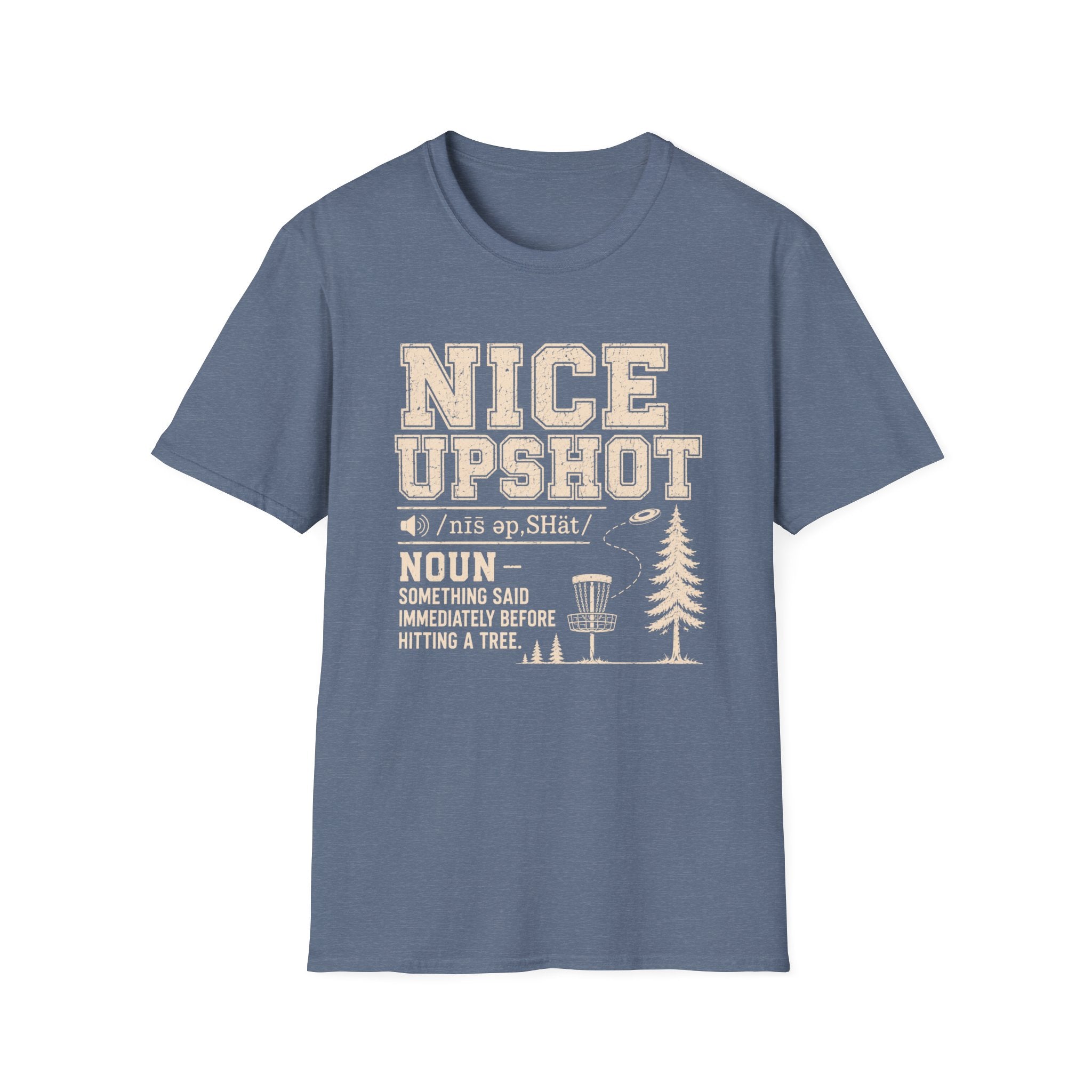 Nice Upshot Vintage Disc Golf T-Shirt