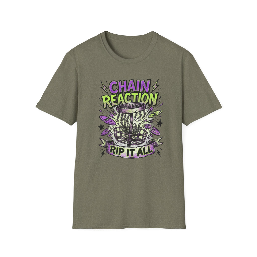 Chain Reaction Vintage Disc Golf T-Shirt