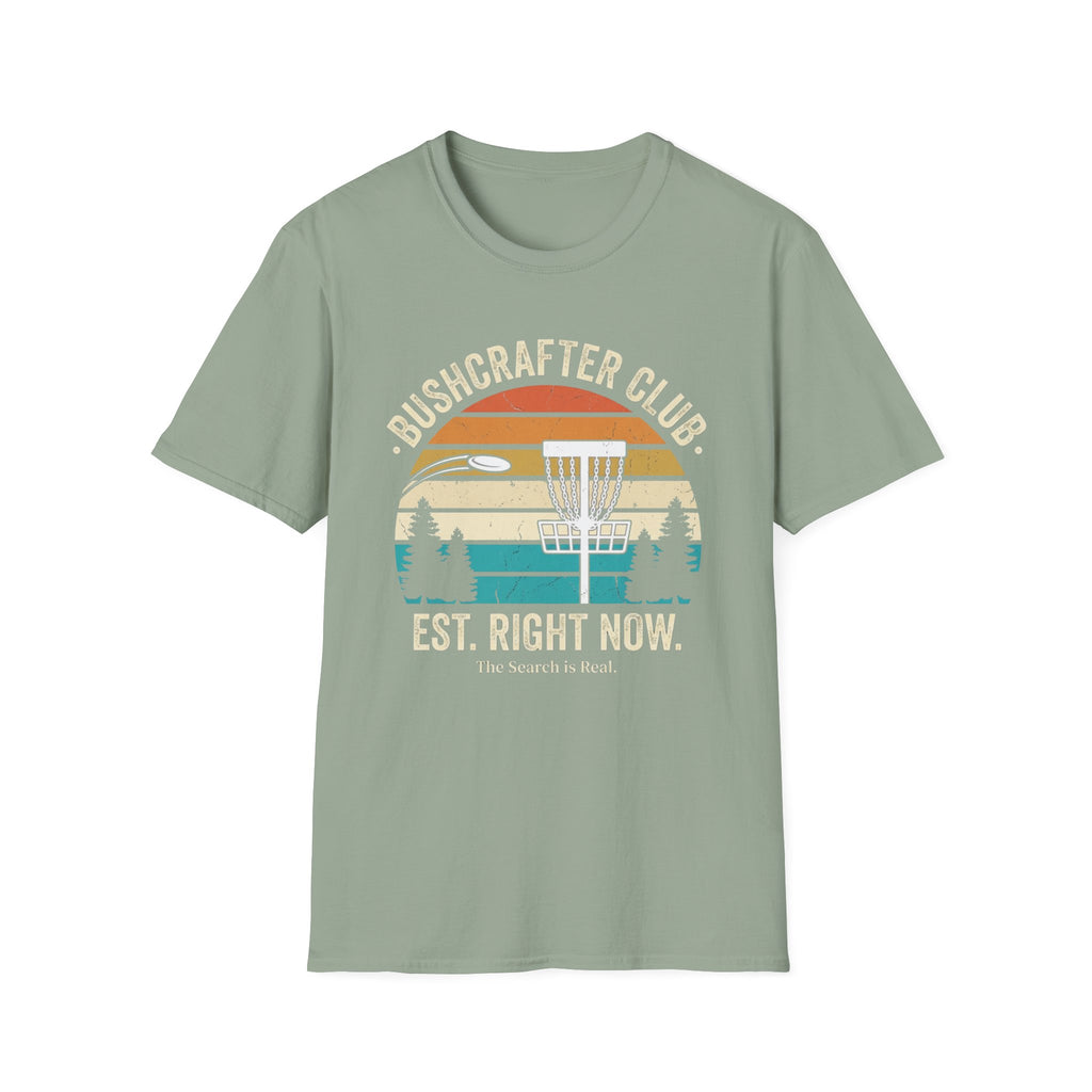 Bushcrafter Club Vintage Disc Golf T-Shirt