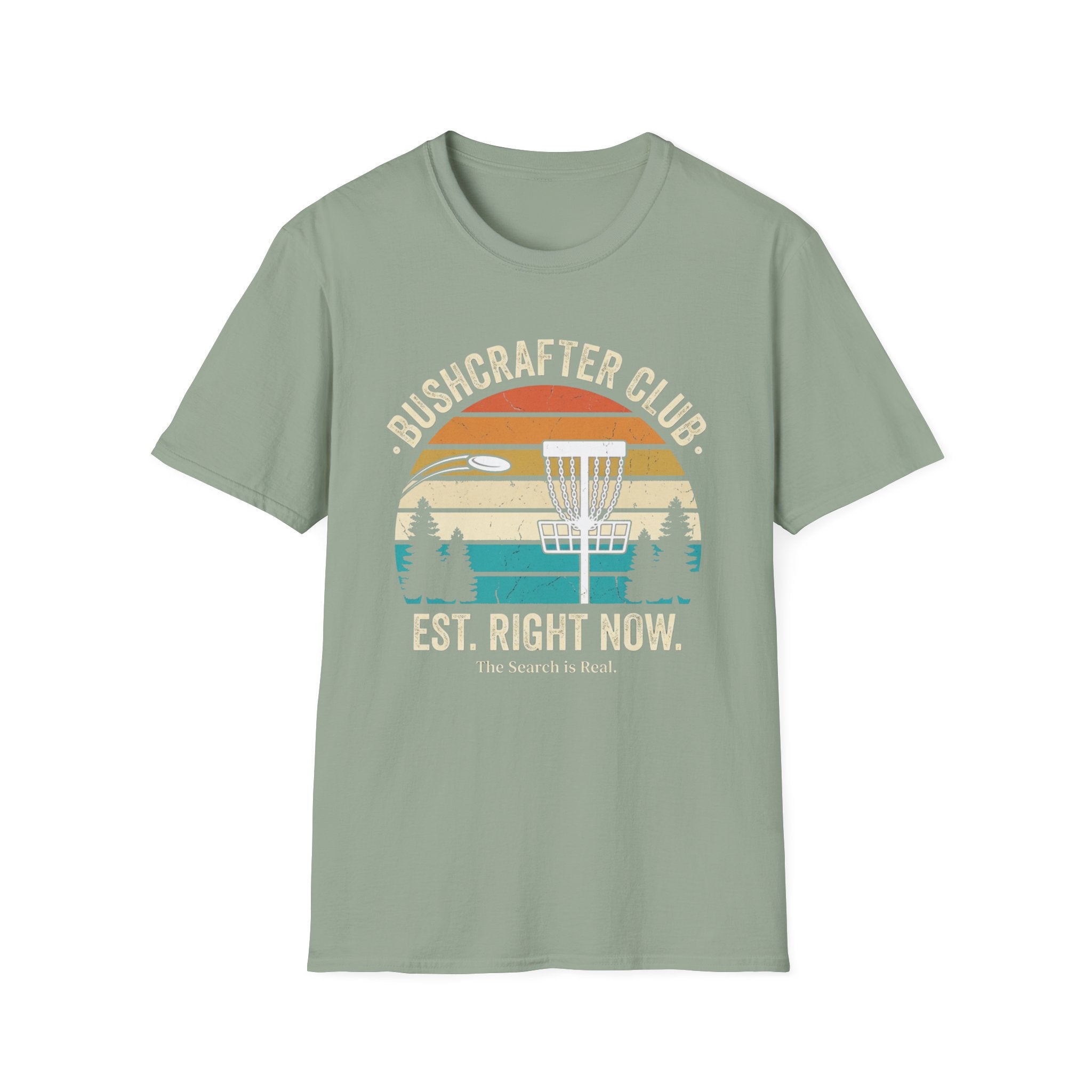 Bushcrafter Club Vintage Disc Golf T-Shirt