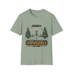 Course Difficulty Impossible Vintage Disc Golf T-Shirt