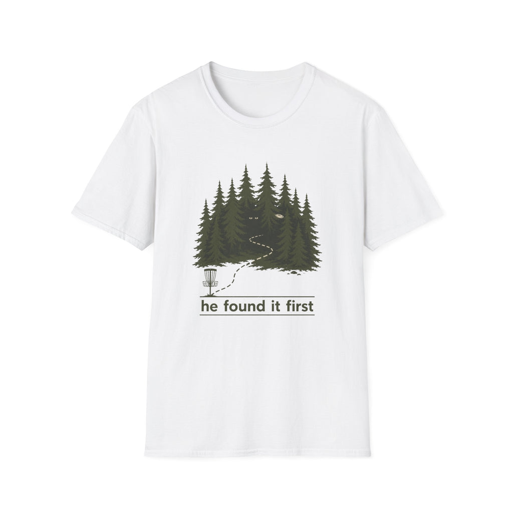 He Found It First Vintage Disc Golf T-Shirt
