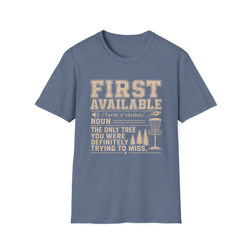 First Available Vintage Disc Golf T-Shirt