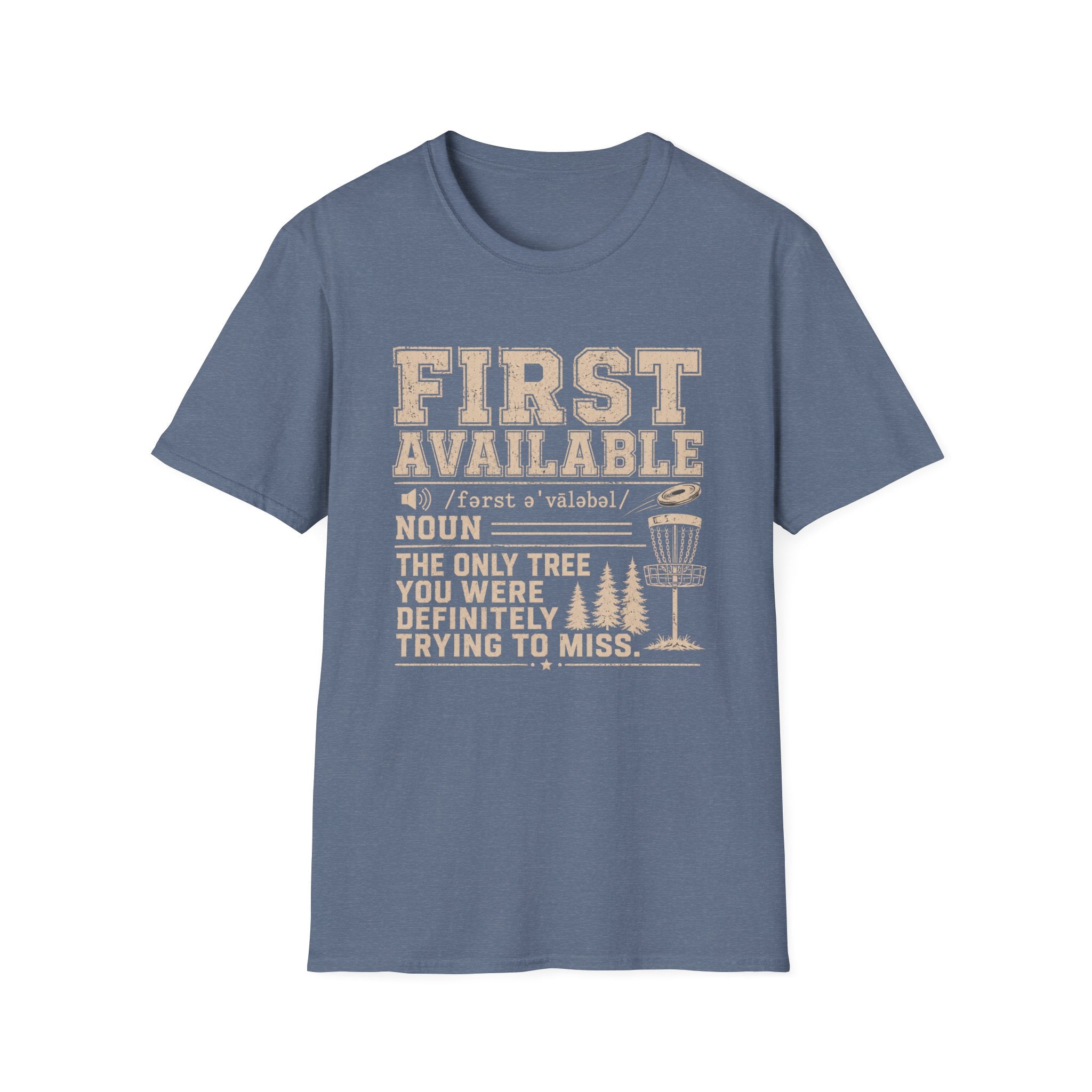 First Available Vintage Disc Golf T-Shirt