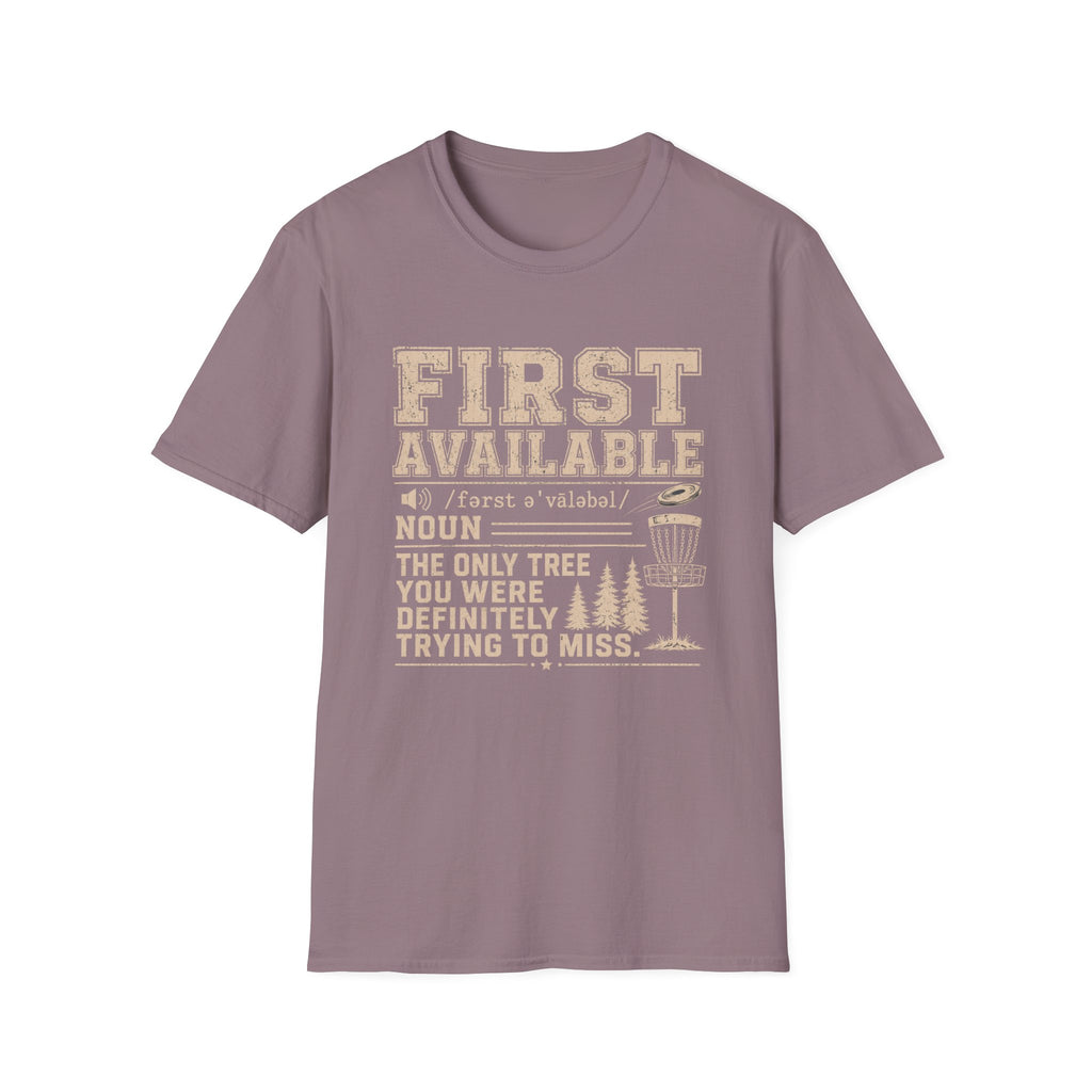 First Available Vintage Disc Golf T-Shirt