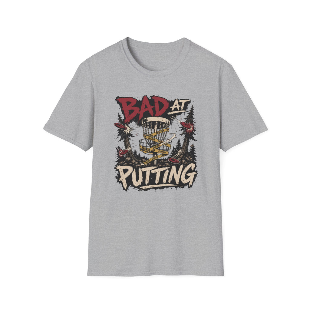 Bad at Putting Vintage Disc Golf T-Shirt