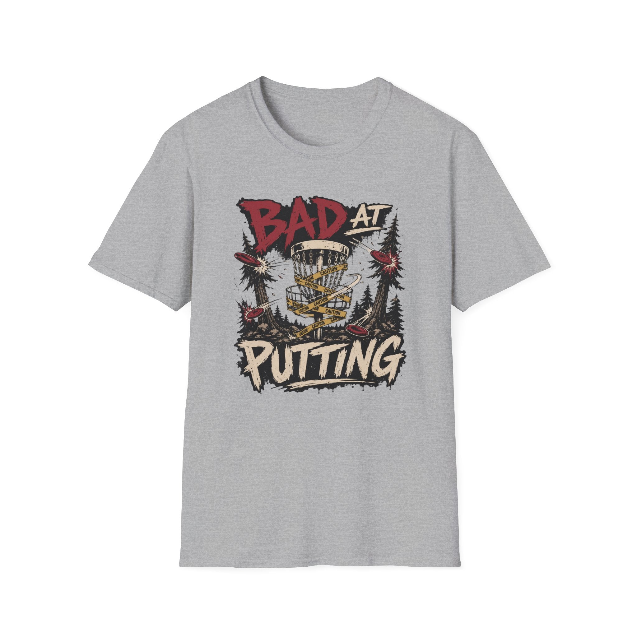 Bad at Putting Vintage Disc Golf T-Shirt