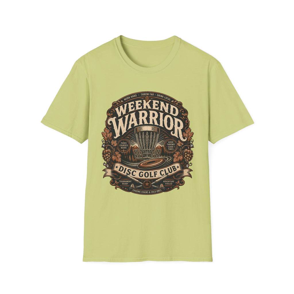 Weekend Warrior Vintage Disc Golf T-Shirt