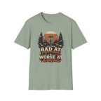 Bad at Putting - Worse at Aiming Vintage Disc Golf T-Shirt