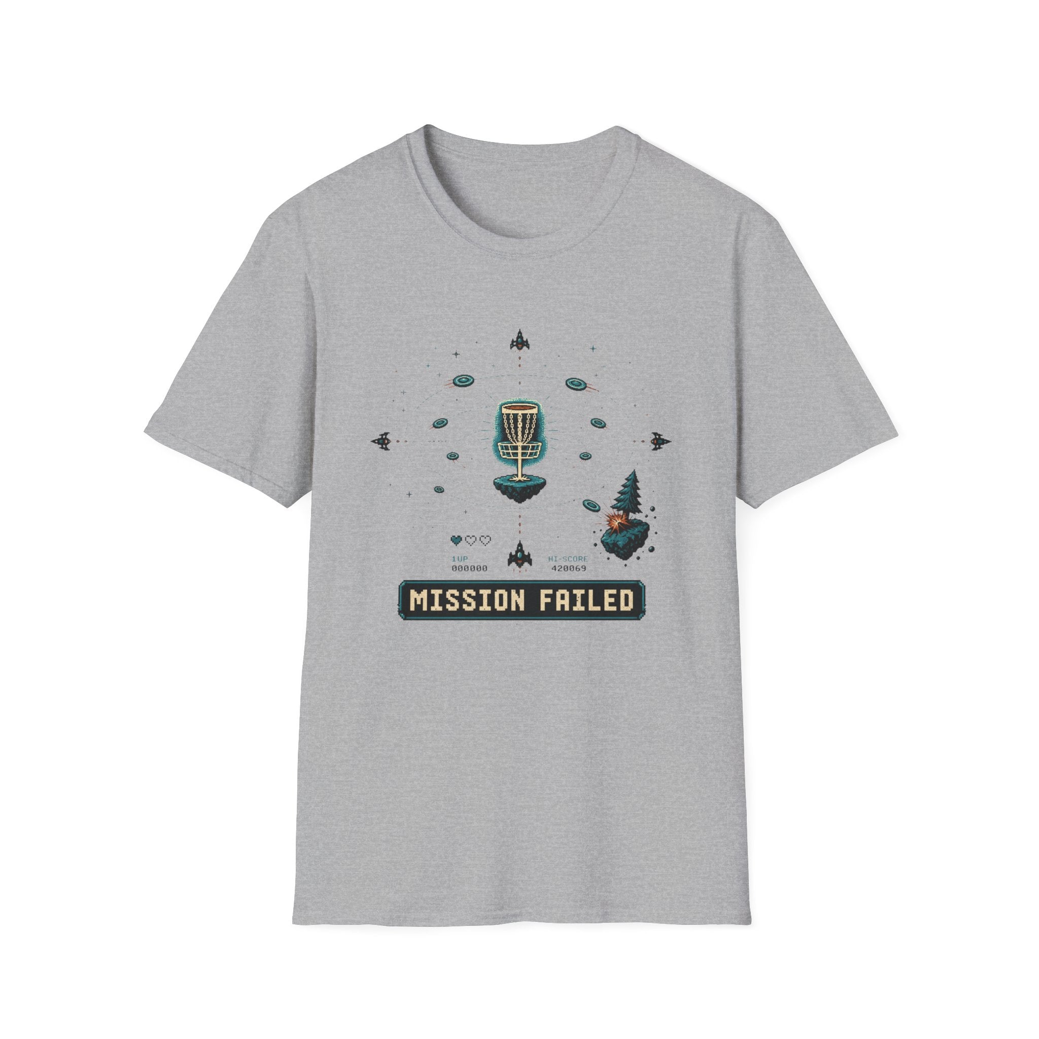 Mission Failed Vintage Disc Golf T-Shirt