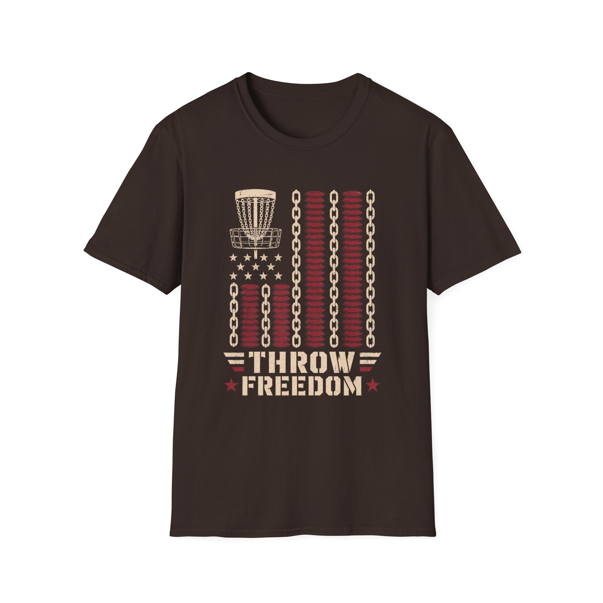 Throw Freedom Vintage Disc Golf T-Shirt