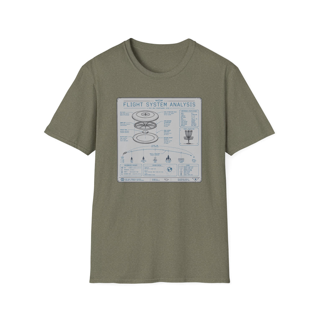 Flight System Analysis Vintage Disc Golf T-Shirt