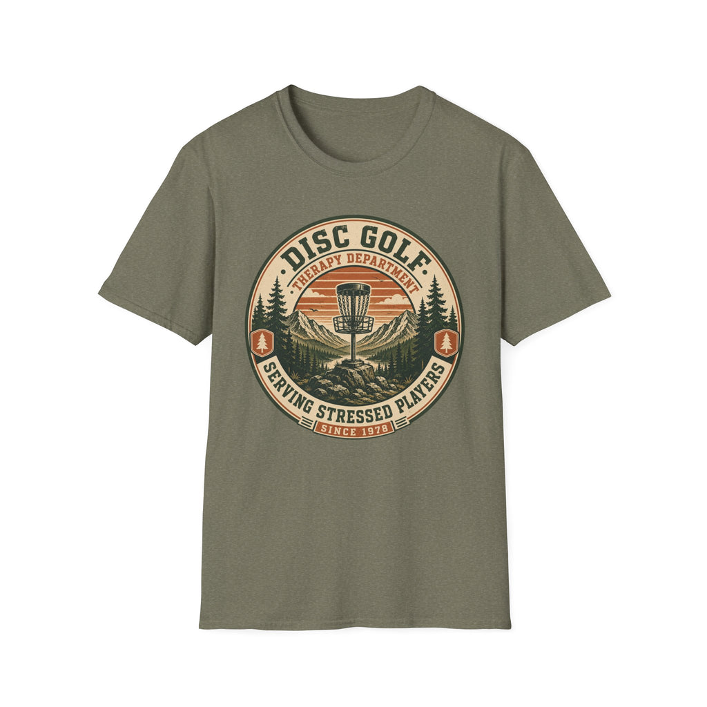 Disc Golf Therapy Department Vintage Disc Golf T-Shirt