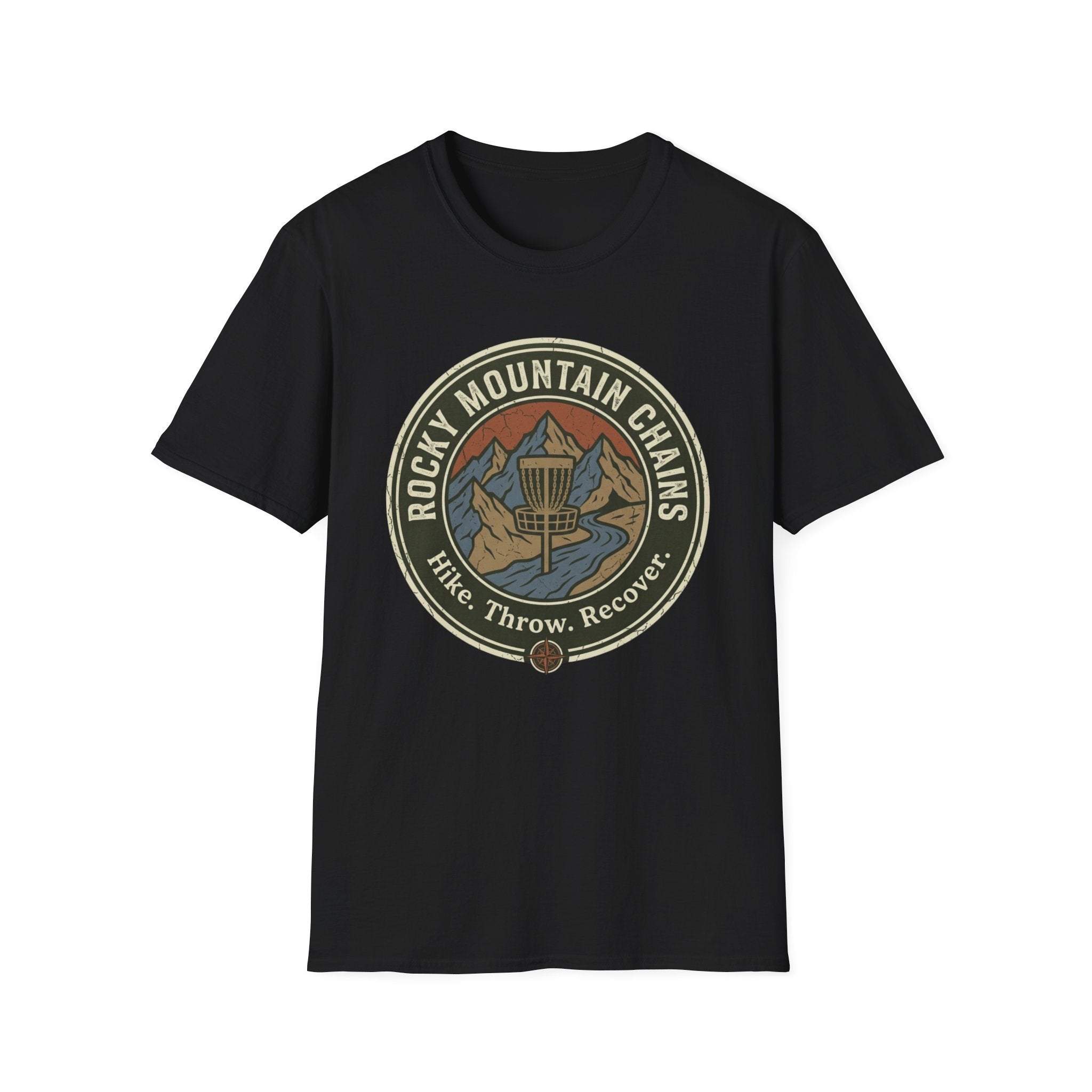 Rocky Mountain Chains Vintage Disc Golf T-Shirt