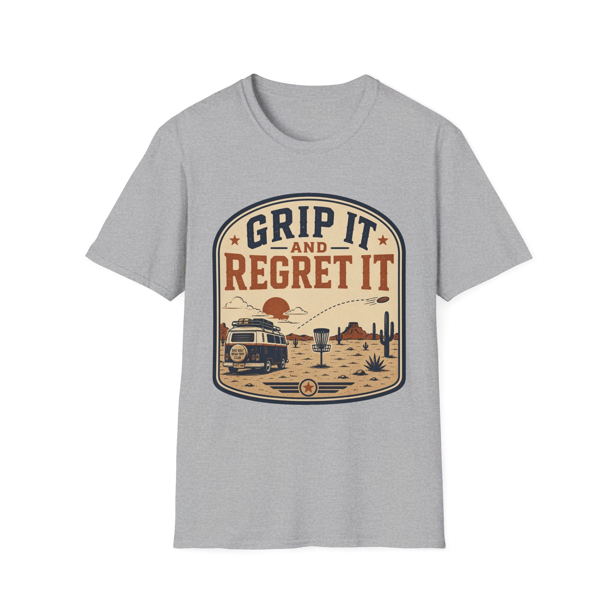 Grip It and Regret It Vintage Disc Golf T-Shirt